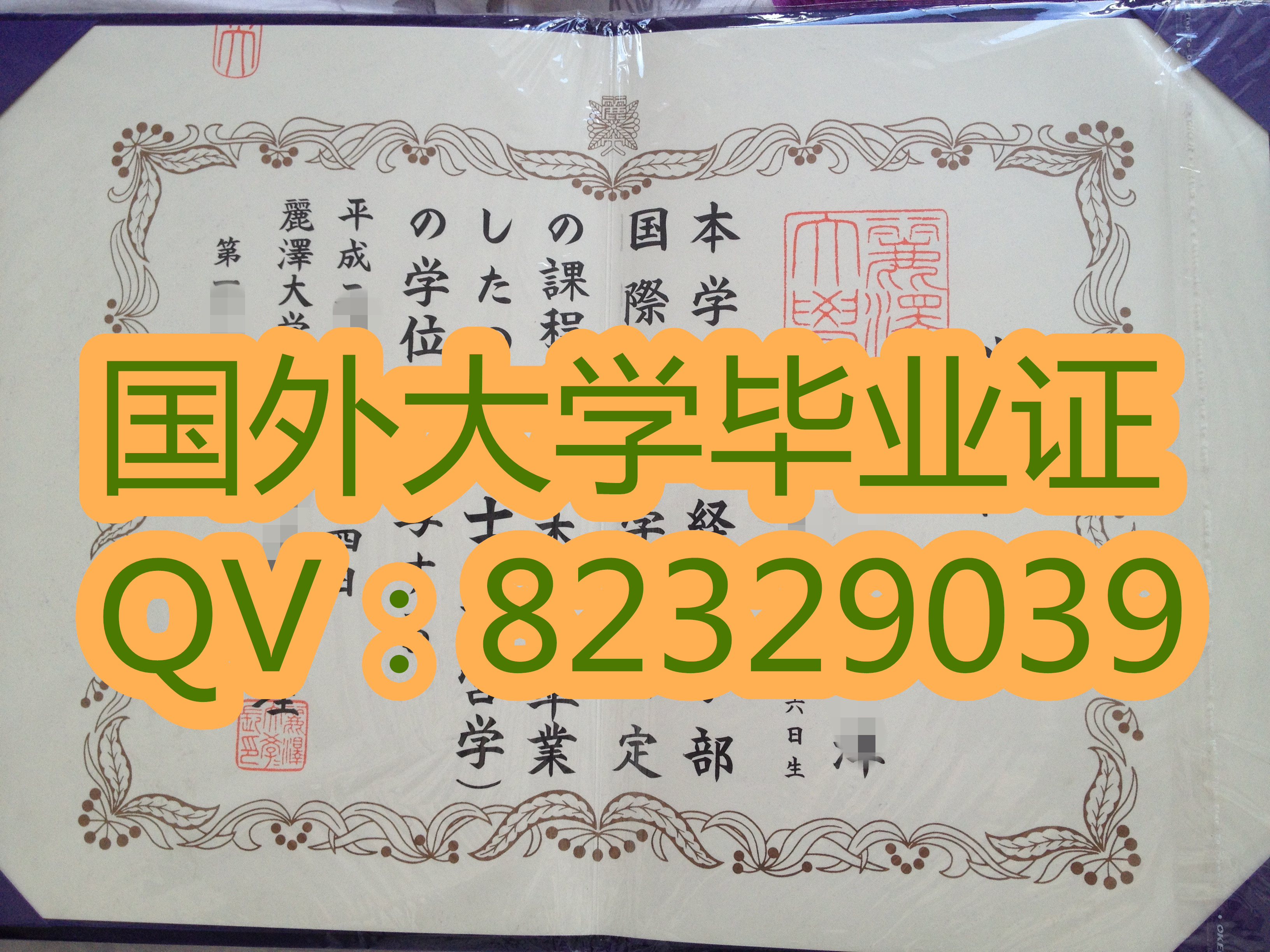 丽泽大学证书(丽泽大学毕业证)  国外大学的毕业证(学位证