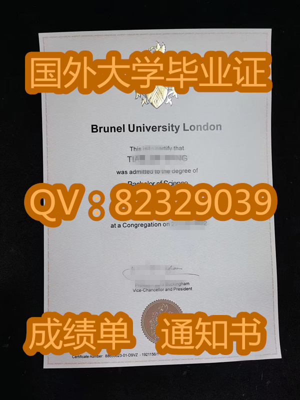  毕业真实版本《布鲁内耳大学毕业证需要原版国外大学毕业证/成绩单
