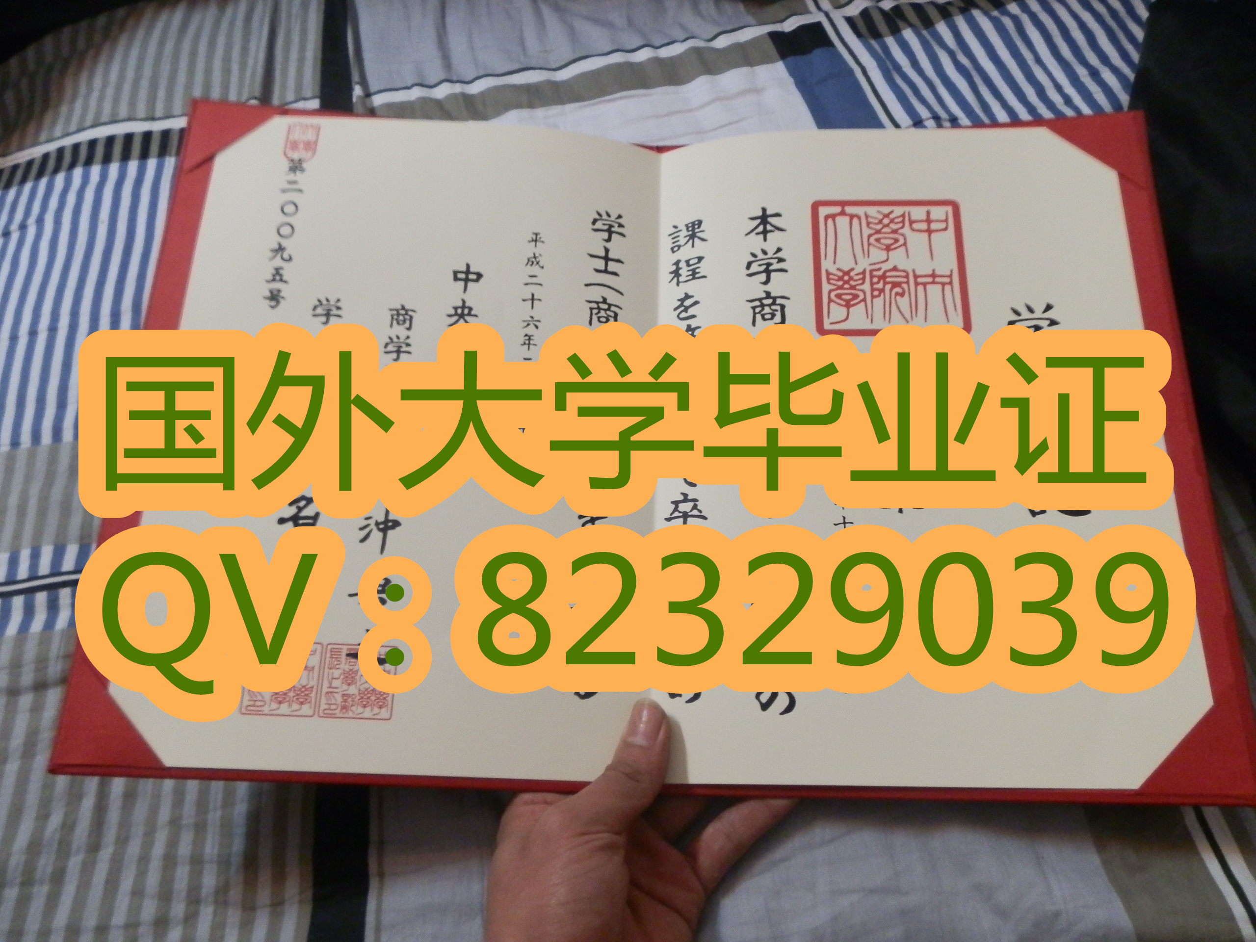 日本中央学院大学文凭内页  国外大学毕业证书样本 新版学历认证书